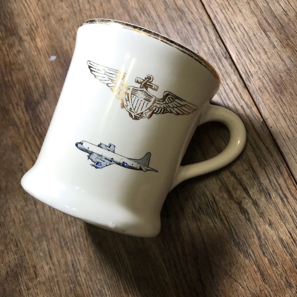 Vintage Navel Bills Mug Shop Shaving Mug
